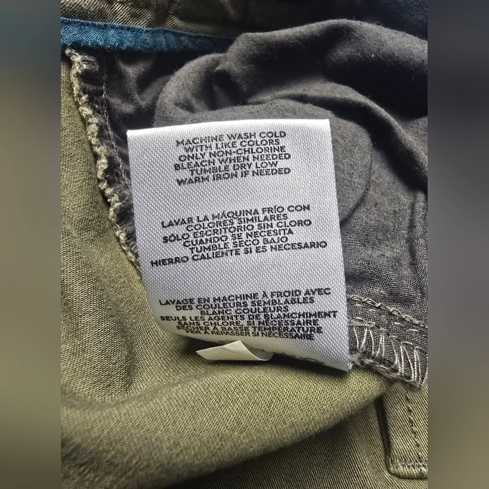 Taylrd Tech Chino Pants Taylrd Fit Olive Green Men's Size 33 X 34